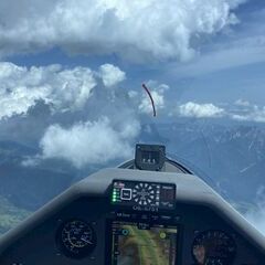 Flugwegposition um 13:22:42: Aufgenommen in der Nähe von Gemeinde Oberdrauburg, 9781, Österreich in 3026 Meter